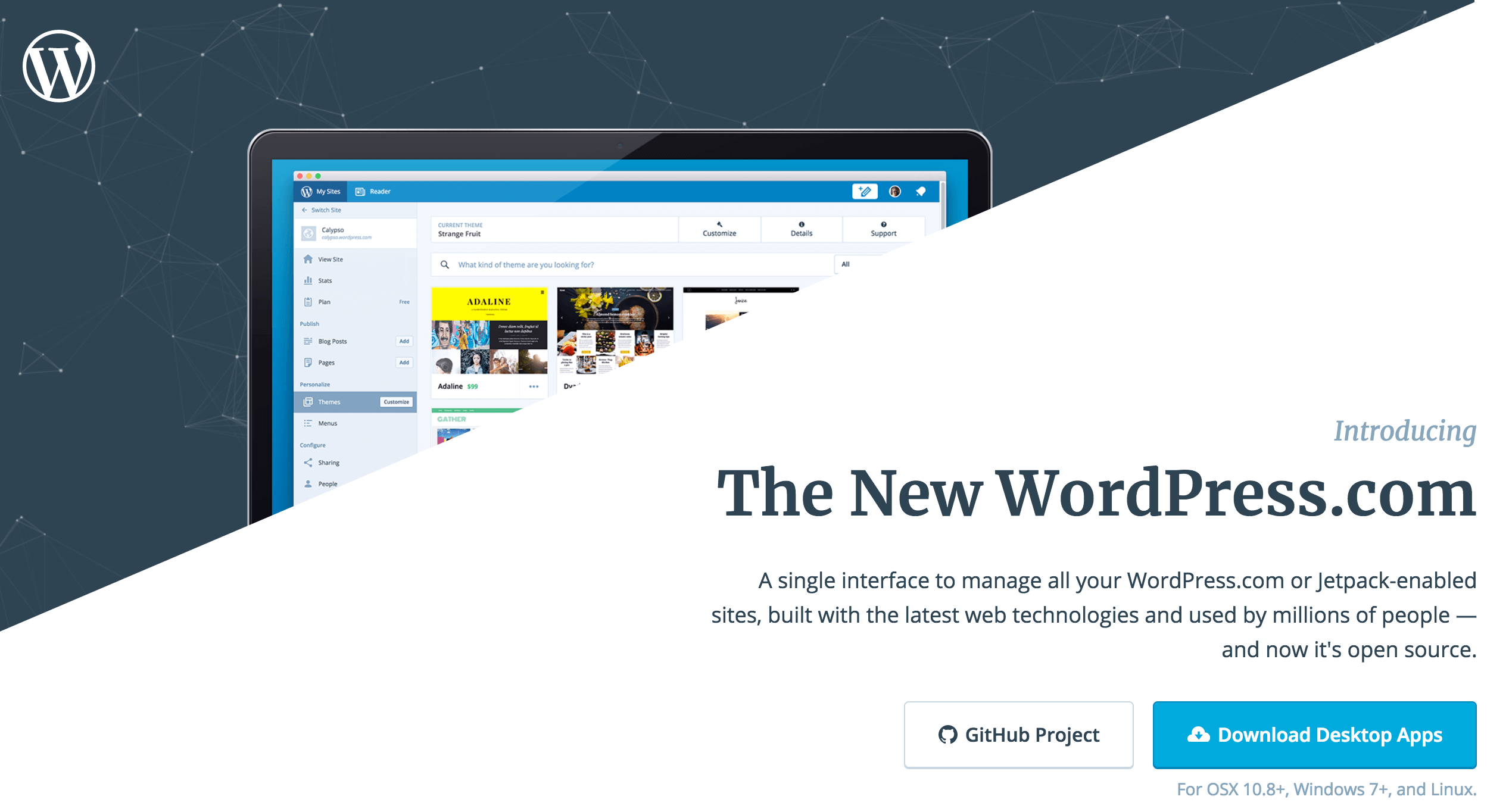 WordPress.com’s Calypso is a shining example of JavaScript coding.