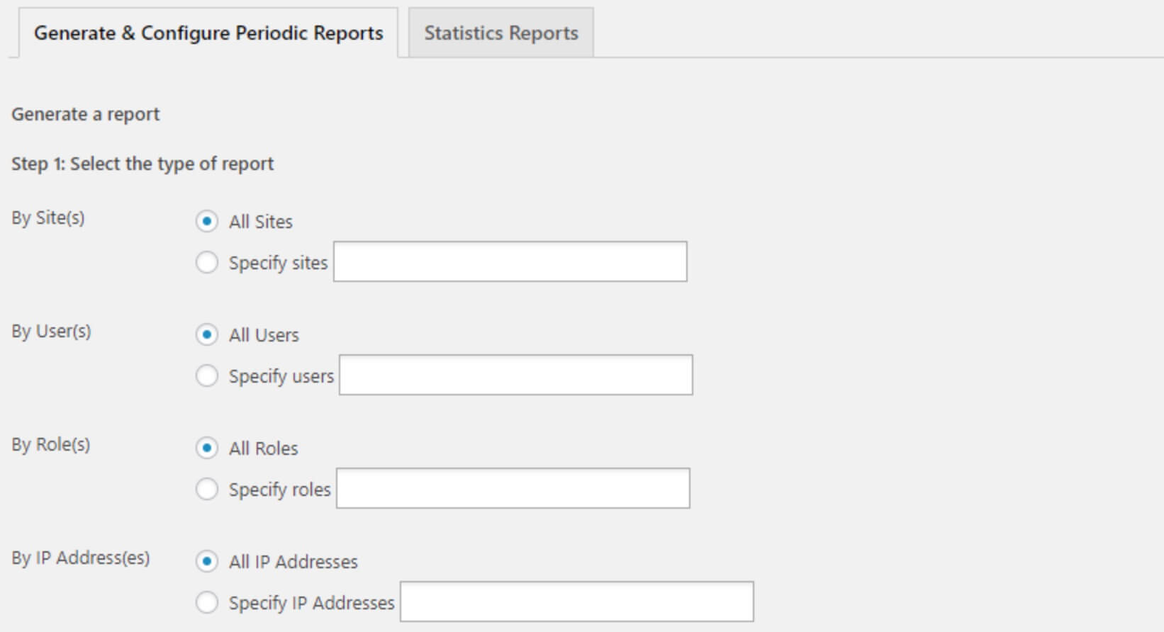 A quality security log will let you generate an array of reports filtered by specific users, roles, IP addresses, and more.