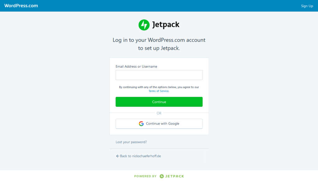 wordpress desktop app connect jetpack to wordpress com