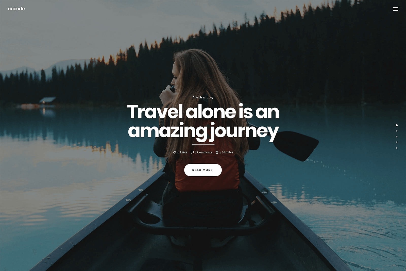 The Uncode Blog Impact demo.