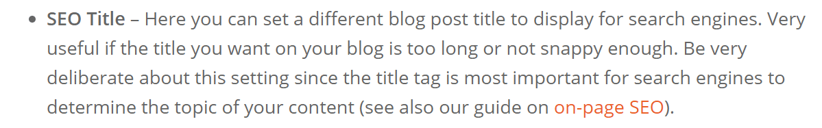 When worked naturally into your content, internal links can provide extra value for your audience.