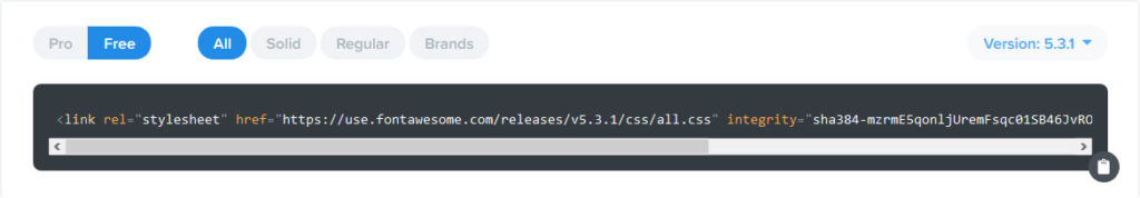 font awesome cdn link