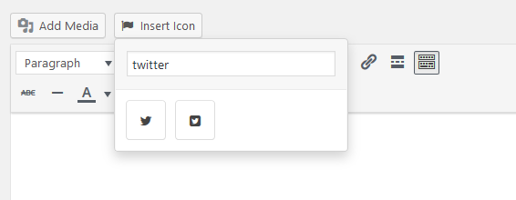 icon fonts wordpress via better font awesome