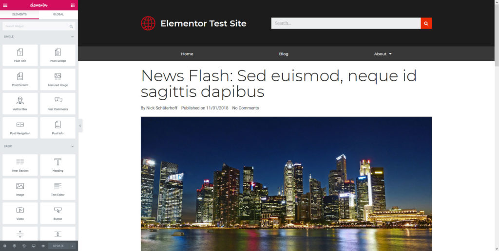 front end editing in wordpress page builder plugin