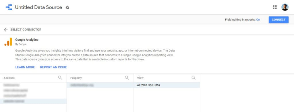 configure data source