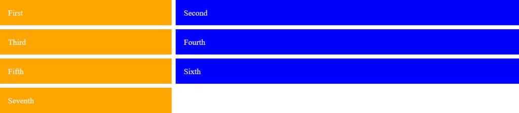 css grid with grid gap example