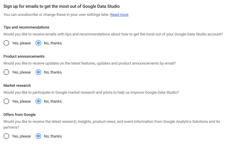 email marketing options